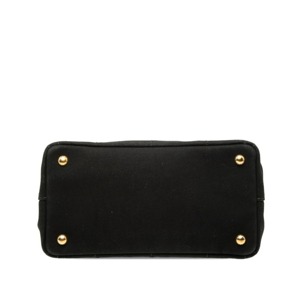 PRADA Black Canvas Shoulder Bag - Picture 3 of 6
